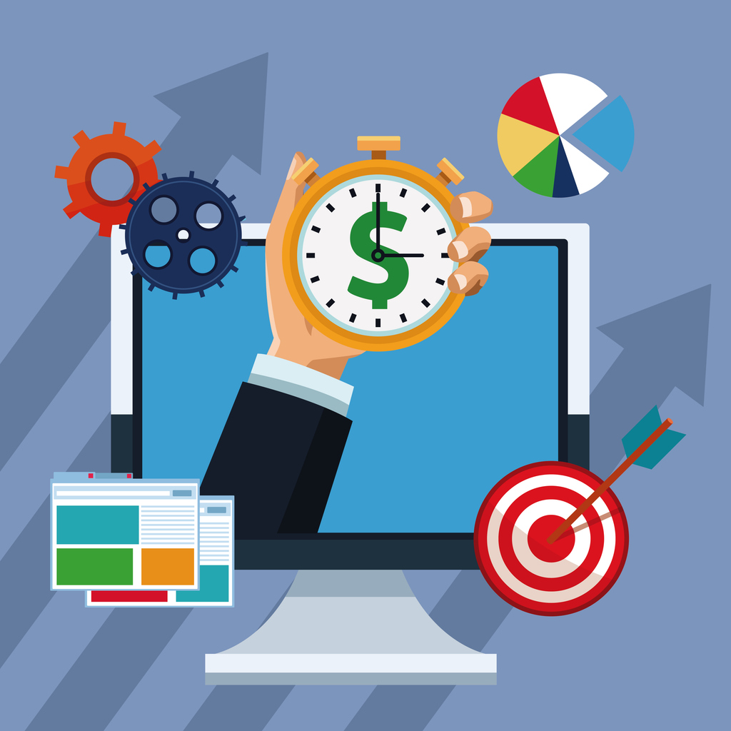 Time Scarcity B2B Decision Making | Marketing Direction | Digital Marketing Agency | Tampa - St Pete FL Business professional responding to time scarcity marketing tactics in B2B purchasing